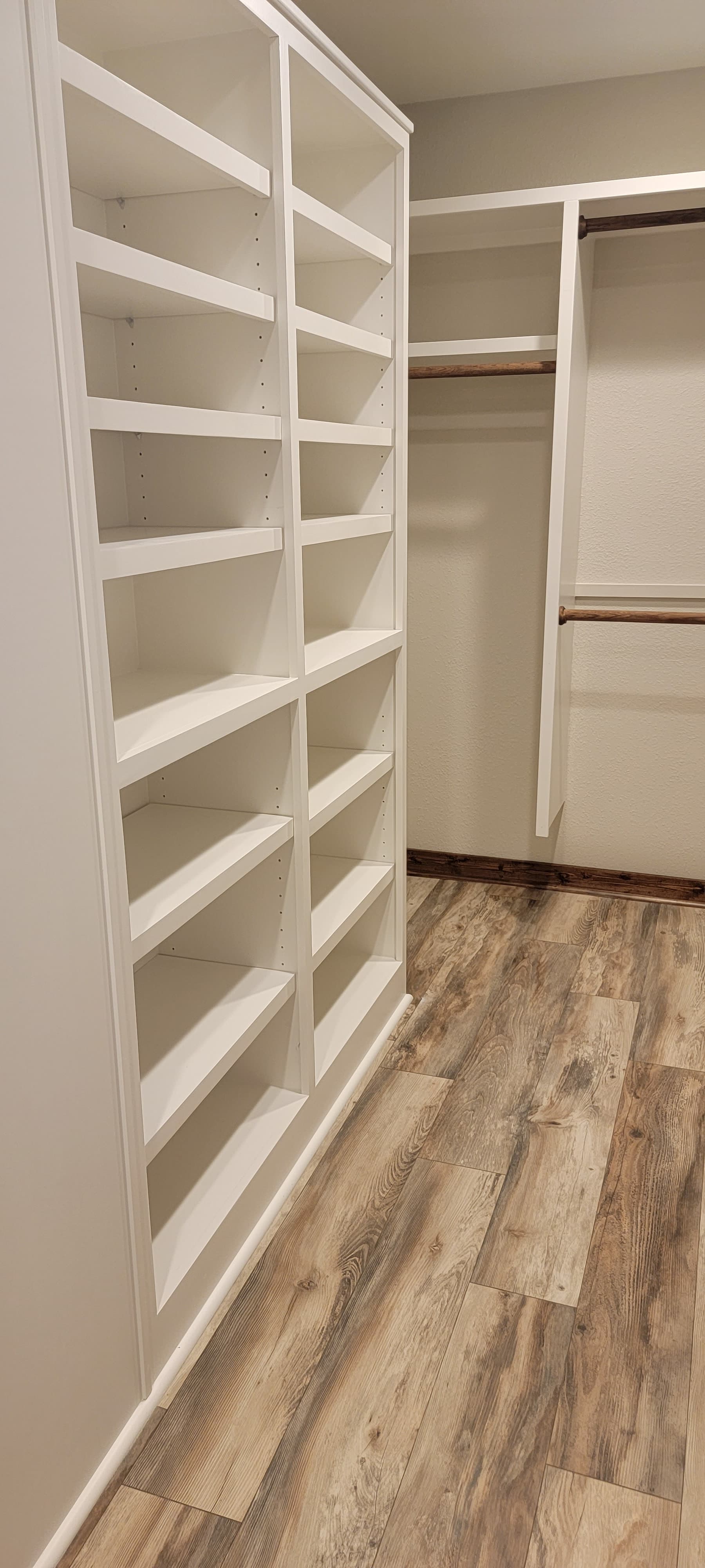 Walk-in Closet — Floor-to-ceiling built-in storage